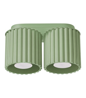 Aura Surface Mounted Downlight Sage 2x GU10-1