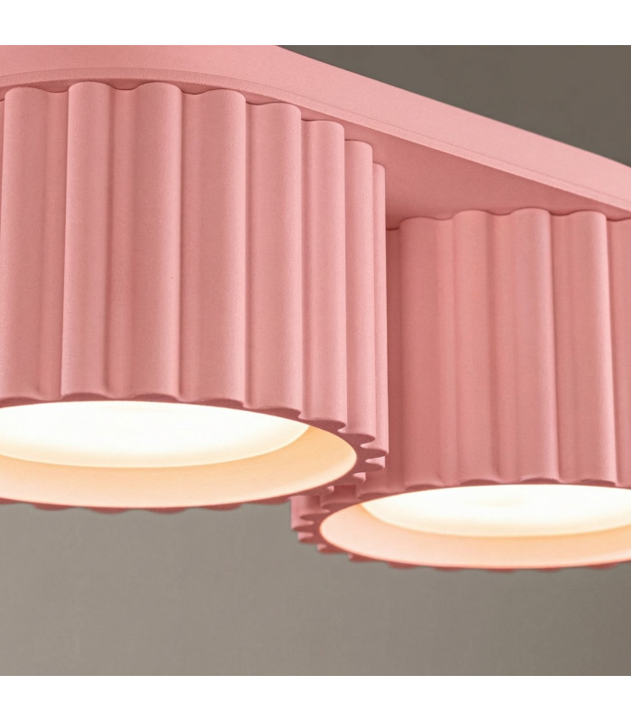 Aura Surface Mounted Downlight Pink 2x GX53-4