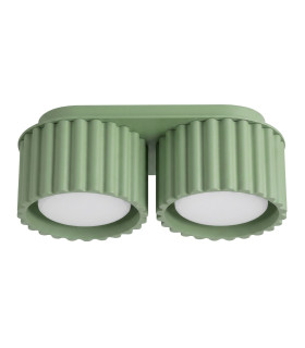 Aura Surface Mounted Downlight Sage 2x GX53-1