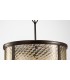 Ceiling Pendant 4 Light E14 Oiled Bronze, Clear Glass - 6