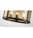 Ceiling Pendant 4 Light E14 Oiled Bronze, Clear Glass - 7