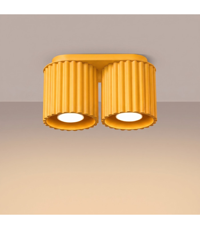 Aura Surface Mounted Downlight Yellow 2x GU10-3