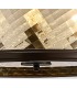 Ceiling Pendant 4 Light E14 Oiled Bronze, Clear Glass - 8