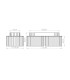 Aura Surface Mounted Downlight Sage 2x GX53-7