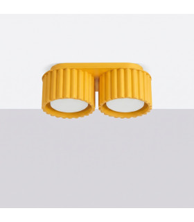 Aura Surface Mounted Downlight Yellow 2x GX53-2