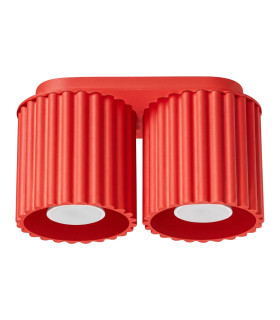 Aura Surface Mounted Downlight Red 2x GU10-1