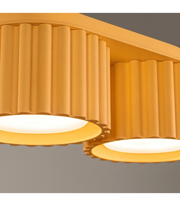 Aura Surface Mounted Downlight Yellow 2x GX53-4