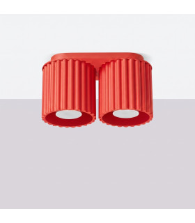 Aura Surface Mounted Downlight Red 2x GU10-2