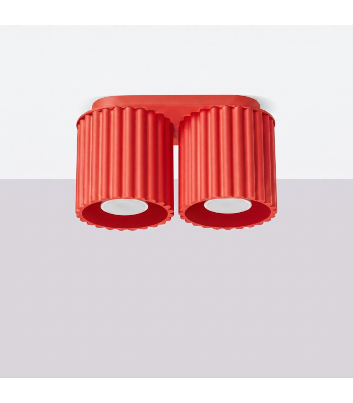 Aura Surface Mounted Downlight Red 2x GU10-2
