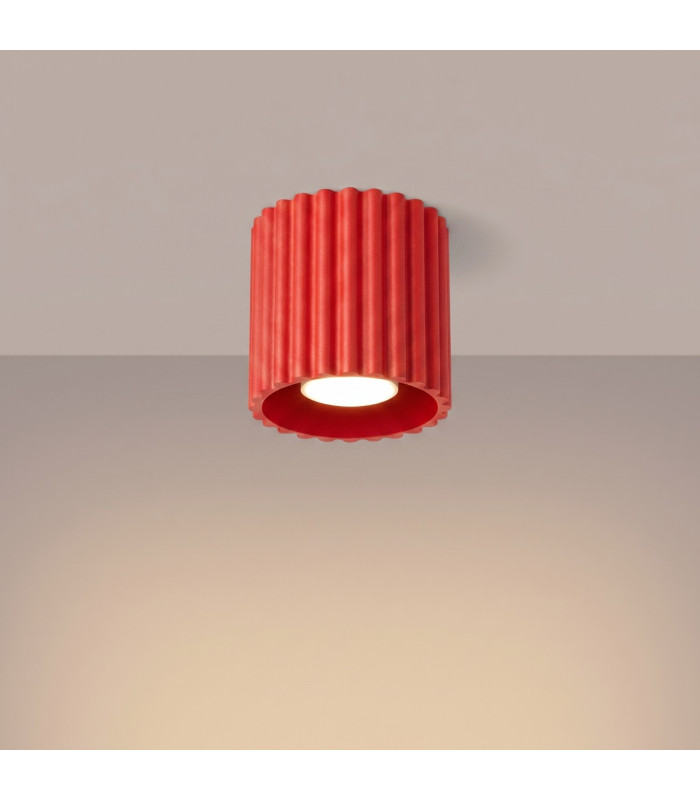 Aura Surface Mounted Downlight Red 1x GU10-3