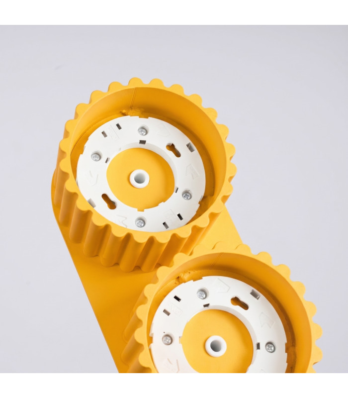 Aura Surface Mounted Downlight Yellow 2x GX53-5