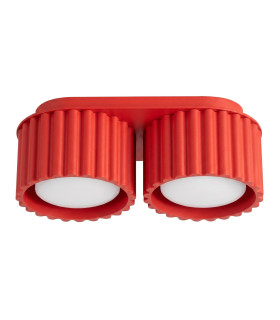 Aura Surface Mounted Downlight Red 2x GX53-1