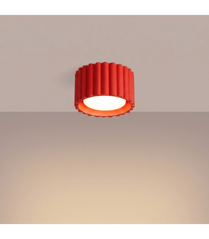 Aura Surface Mounted Downlight Red 1x GX53-3