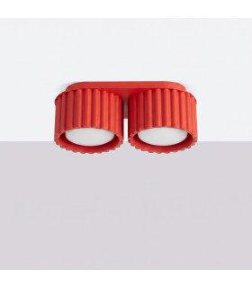 Aura Surface Mounted Downlight Red 2x GX53-2