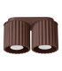 Aura Surface Mounted Downlight Brown 2x GU10-1