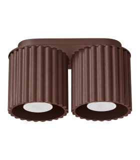 Aura Surface Mounted Downlight Brown 2x GU10-1