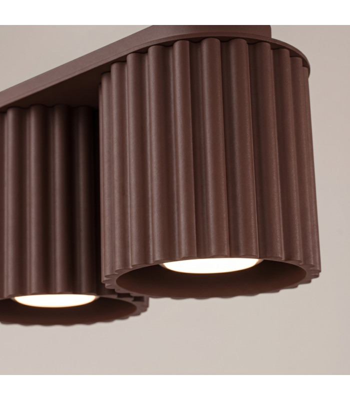 Aura Surface Mounted Downlight Brown 2x GU10-4