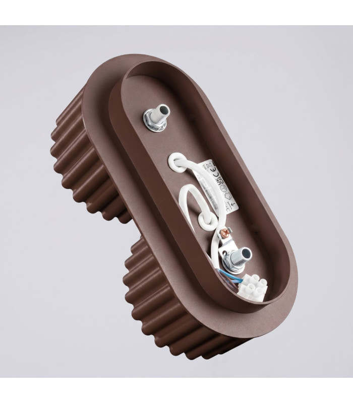 Aura Surface Mounted Downlight Brown 2x GX53-6