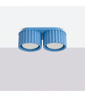 Aura Surface Mounted Downlight Blue 2x GX53-2