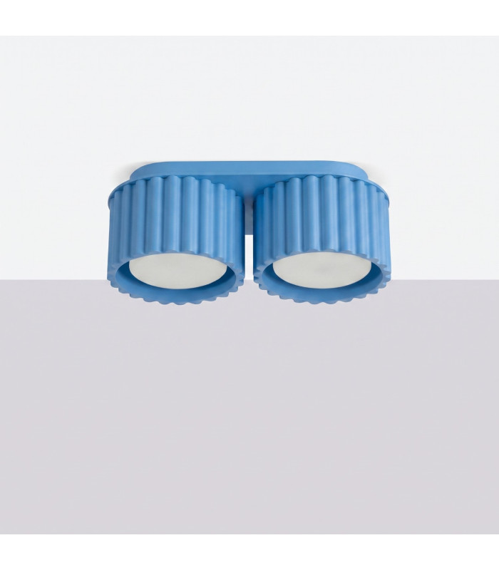 Aura Surface Mounted Downlight Blue 2x GX53-2
