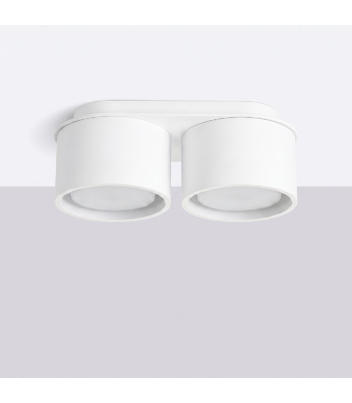 Modo Surface Mounted Downlight White 2x GX53-2