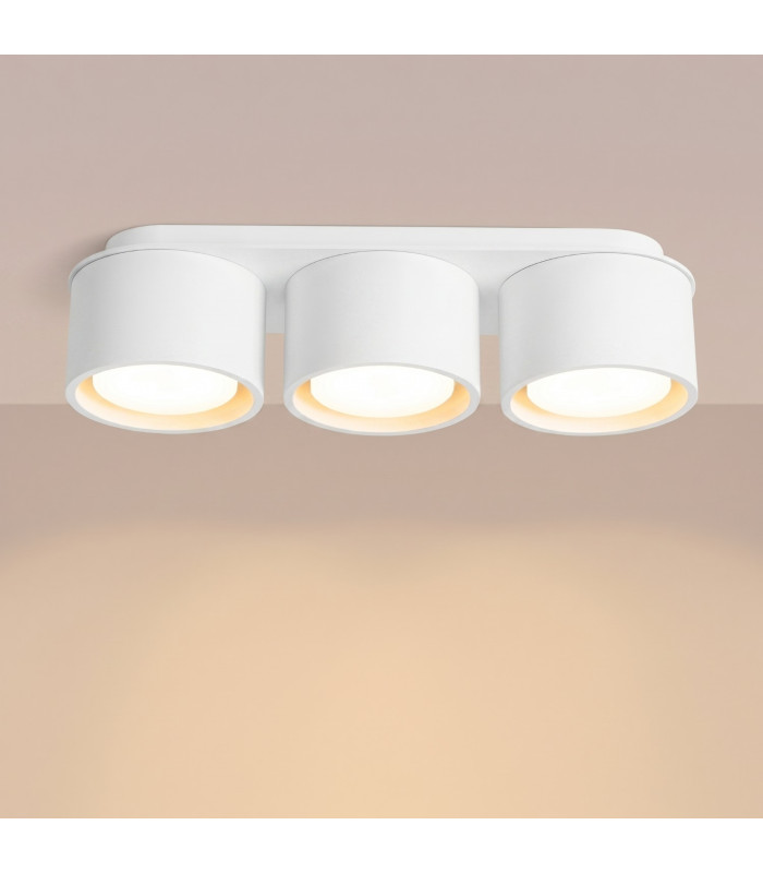 Modo Surface Mounted Downlight White 3x GX53-3