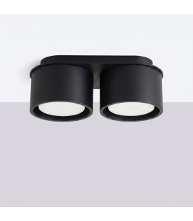 Modo Surface Mounted Downlight Black 2x GX53-2