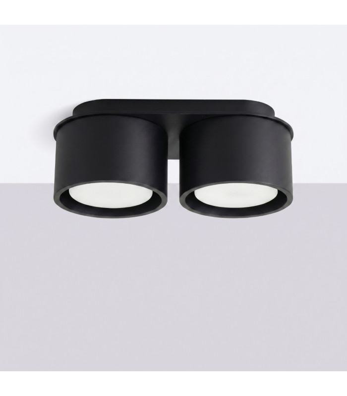 Modo Surface Mounted Downlight Black 2x GX53-2