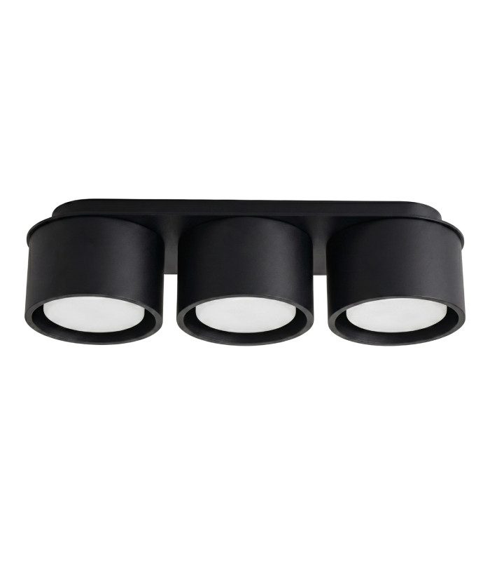 Modo Surface Mounted Downlight Black 3x GX53-1
