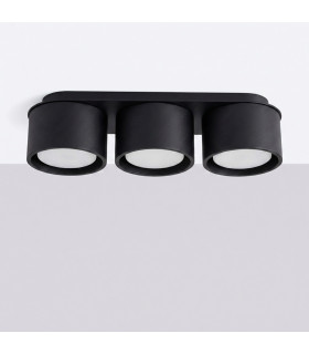 Modo Surface Mounted Downlight Black 3x GX53-2