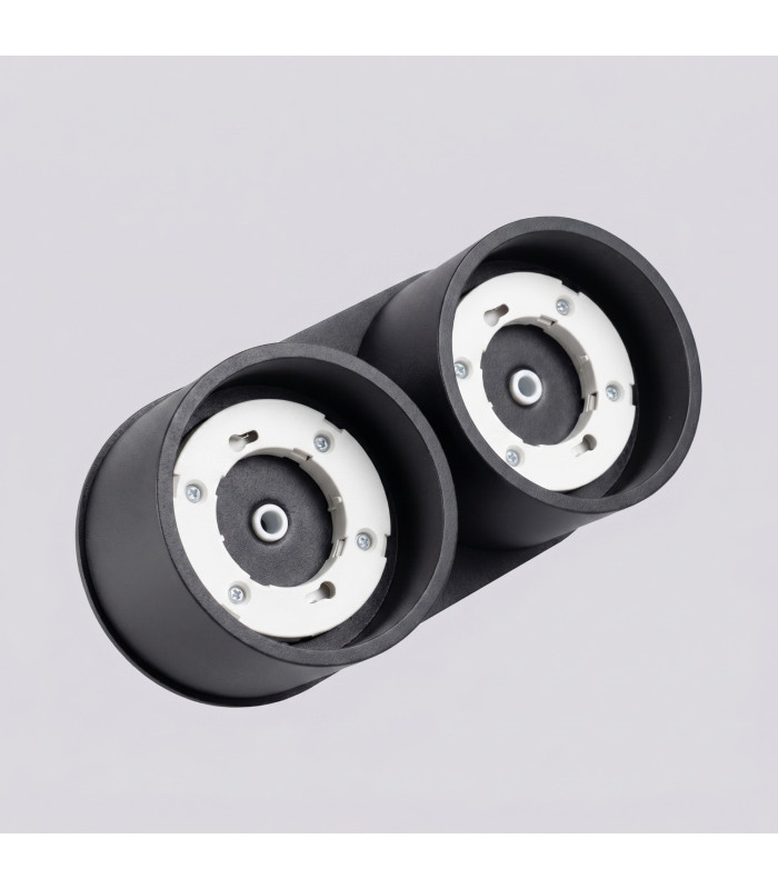Modo Surface Mounted Downlight Black 2x GX53-6