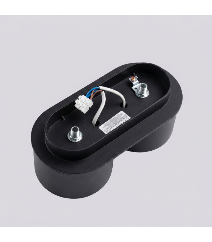 Modo Surface Mounted Downlight Black 2x GX53-7