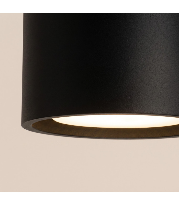 Modo Surface Mounted Downlight Black 3x GX53-4