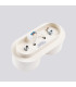 Modo Surface Mounted Downlight Beige 2x GX53-7