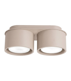 Modo Surface Mounted Downlight Taupe 2x GX53-1