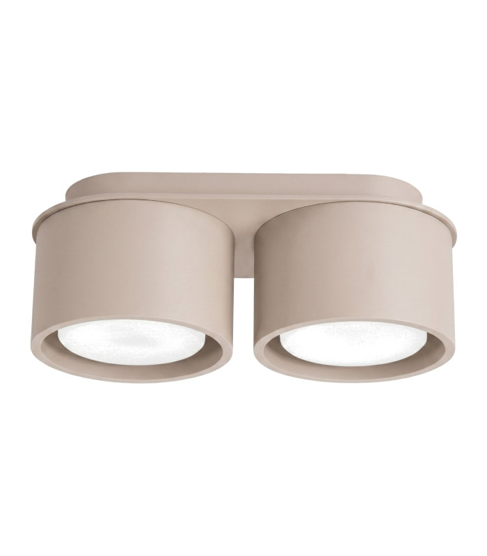 Modo Surface Mounted Downlight Taupe 2x GX53-1