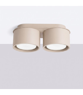 Modo Surface Mounted Downlight Taupe 2x GX53-2