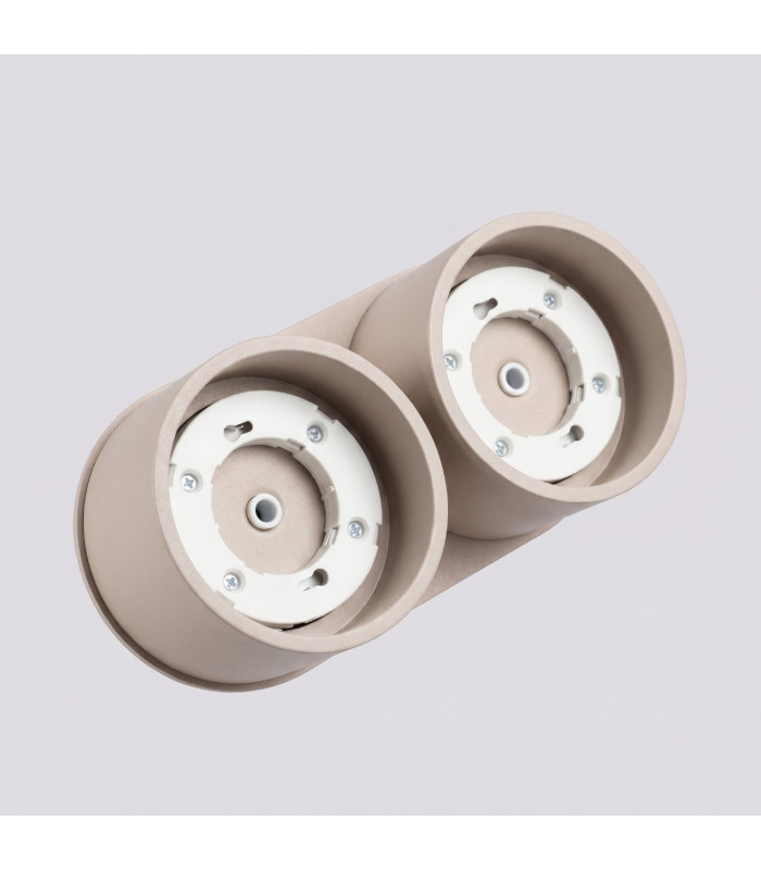 Modo Surface Mounted Downlight Taupe 2x GX53-6
