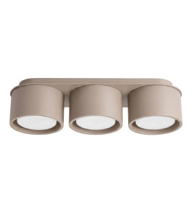 Modo Surface Mounted Downlight Taupe 3x GX53-1