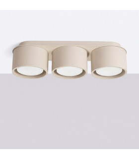 Modo Surface Mounted Downlight Taupe 3x GX53-2