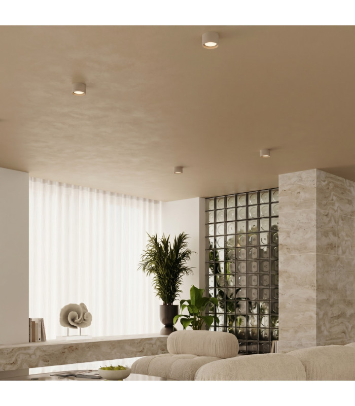 Modo Surface Mounted Downlight Taupe 1x GX53-11