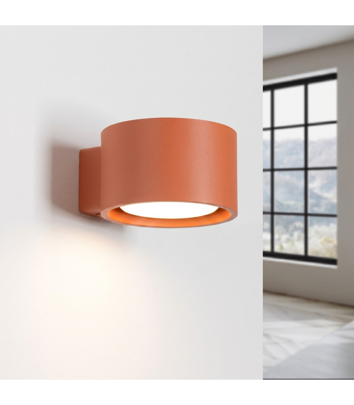 Modo Dome Wall Lamp Red Ochre 1x GX53-3