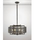 Ceiling Pendant 6 Light E27 Weathered Zinc, Brushed Nickel - 2