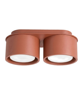 Modo Surface Mounted Downlight Red Ochre 2x GX53-1