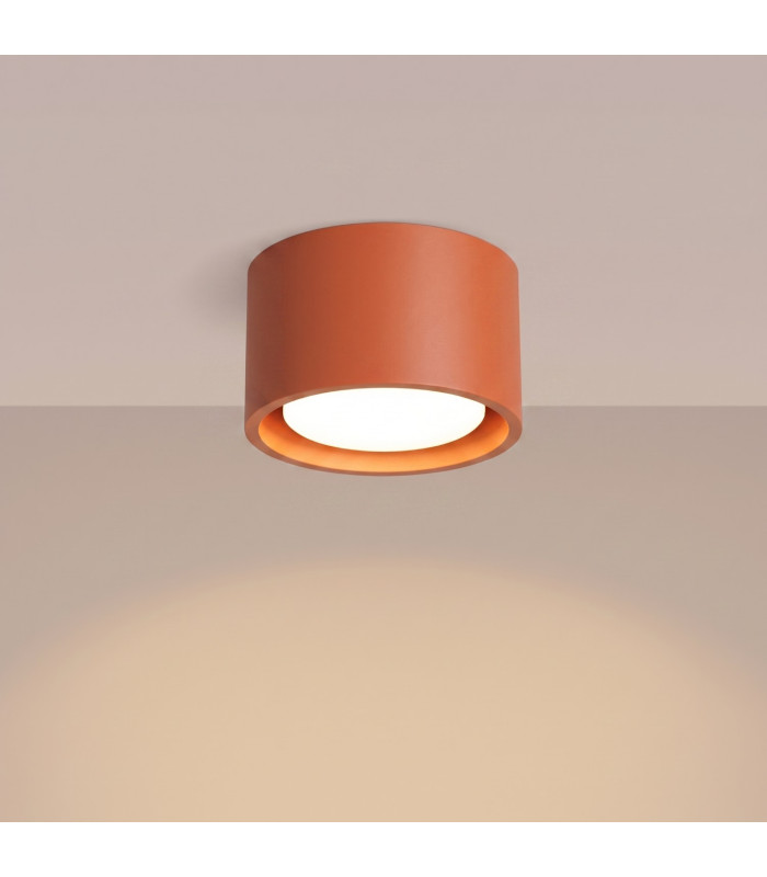Modo Surface Mounted Downlight Red Ochre 1x GX53-3