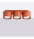 Modo Surface Mounted Downlight Red Ochre 3x GX53-2
