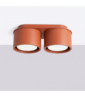 Modo Surface Mounted Downlight Red Ochre 2x GX53-2