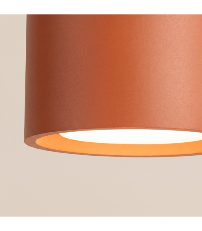 Modo Surface Mounted Downlight Red Ochre 1x GX53-4