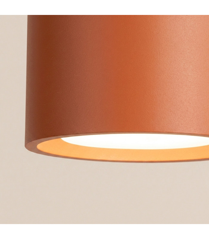 Modo Surface Mounted Downlight Red Ochre 3x GX53-4