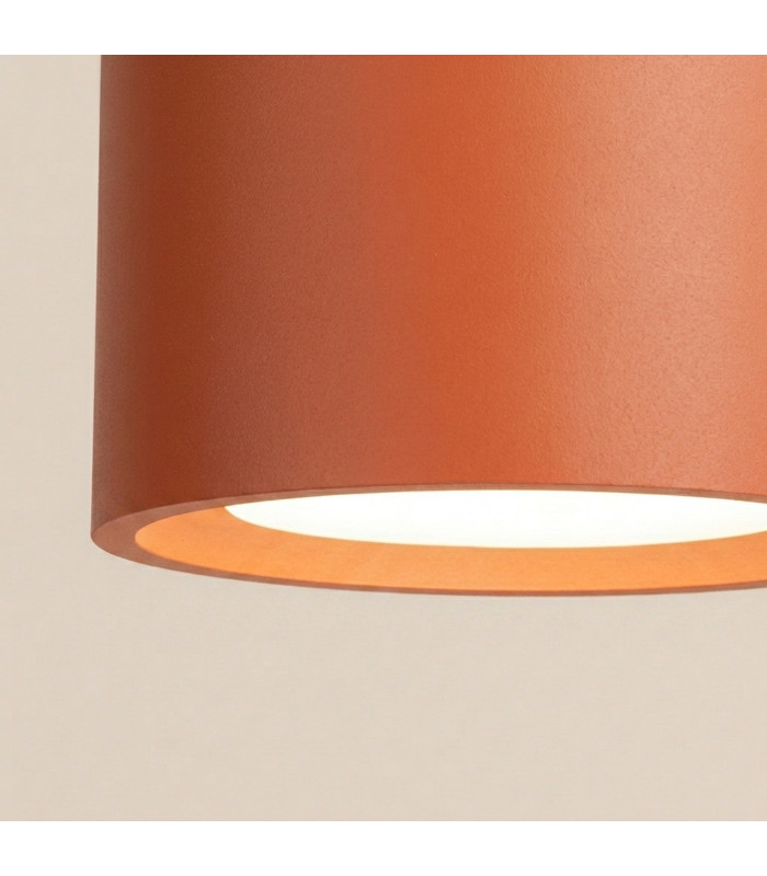 Modo Surface Mounted Downlight Red Ochre 2x GX53-4